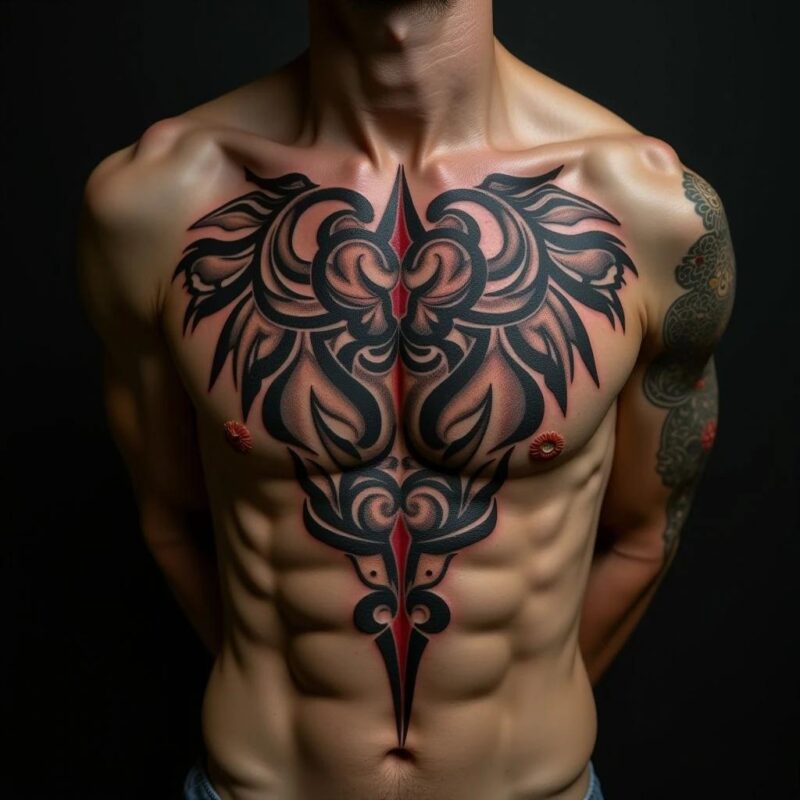 Blackwork and tribal