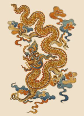 Dragon from the Lý Era. (Rồng thời Lý)