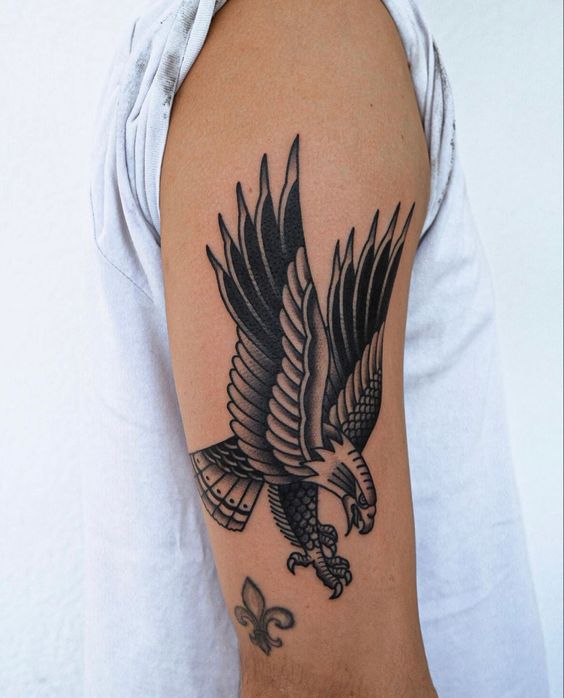 Eagle tattoo flash 