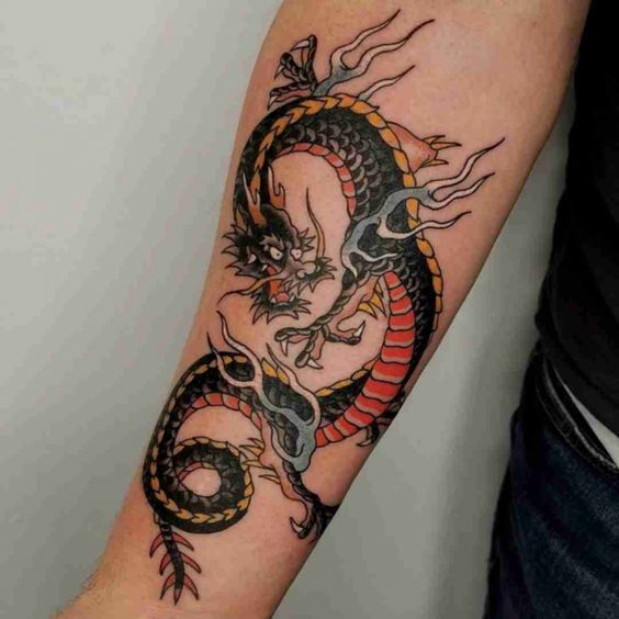 Japanese Dragon Tattoo Ideas 3