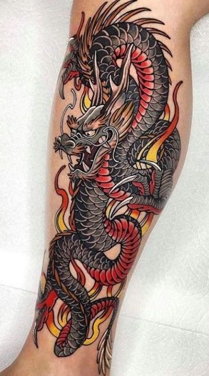 Jeff Norton Tattoos : Tattoos : New School : Octopus and ship leg piece
