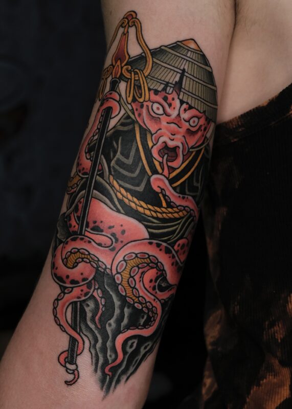 traditional tattoo sleeve image