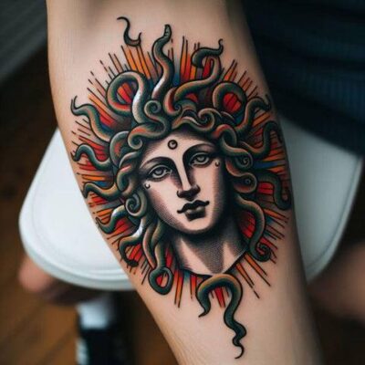 Medusa tattoo 3
