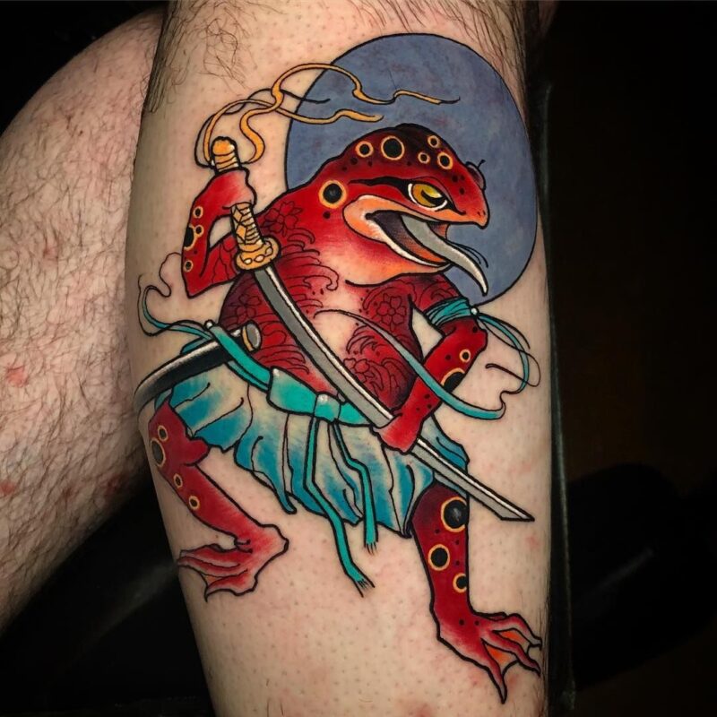 japanese frog tattoo 1