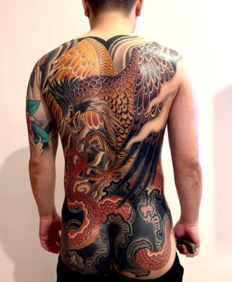 japanese phoenix tattoo 1