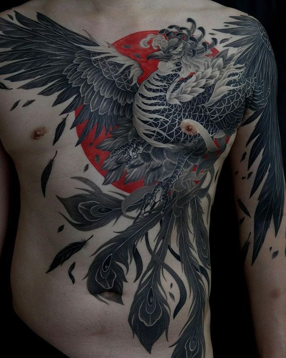 japanese phoenix tattoo 4