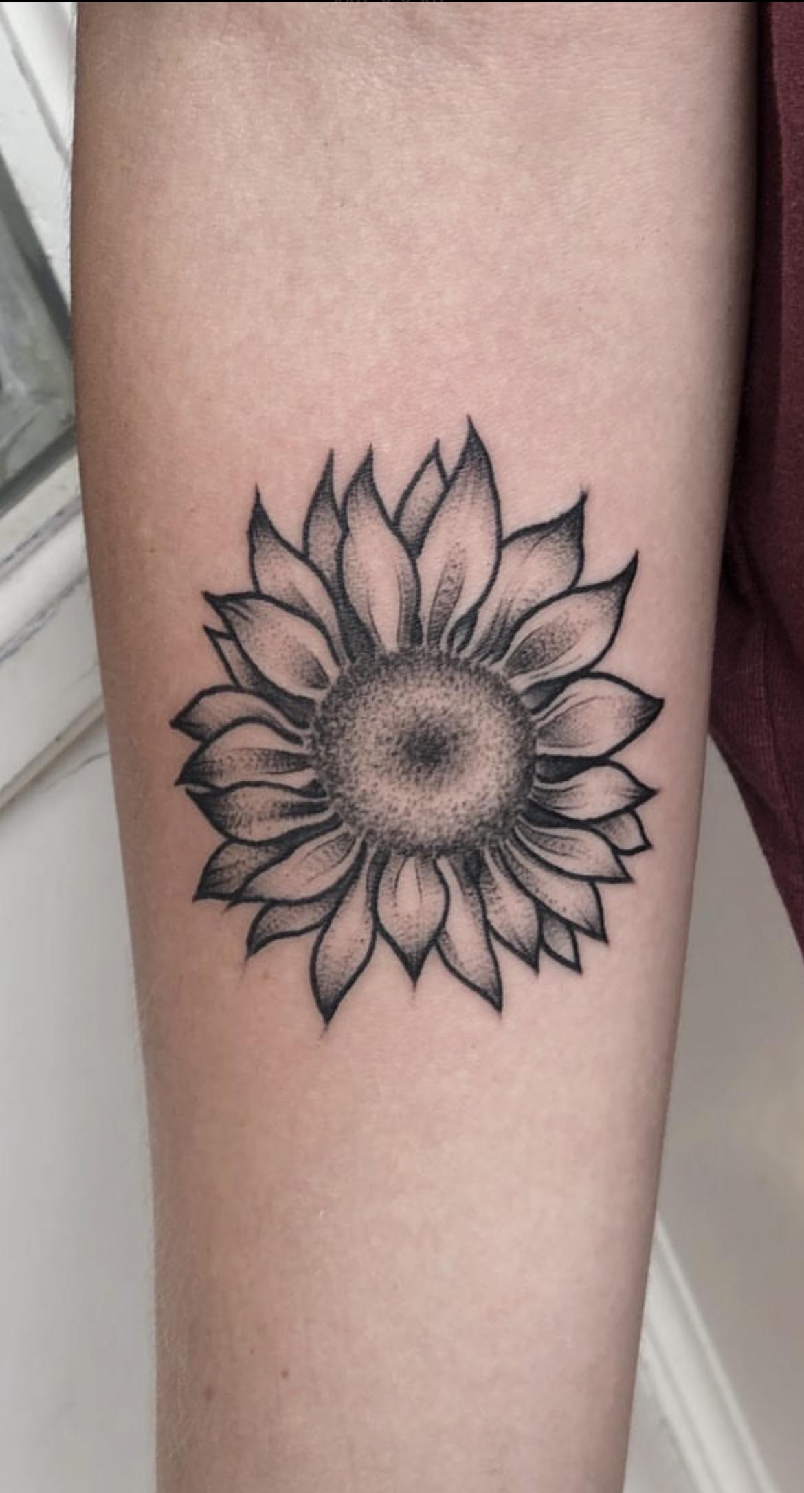 Sunflower Tattoo for men