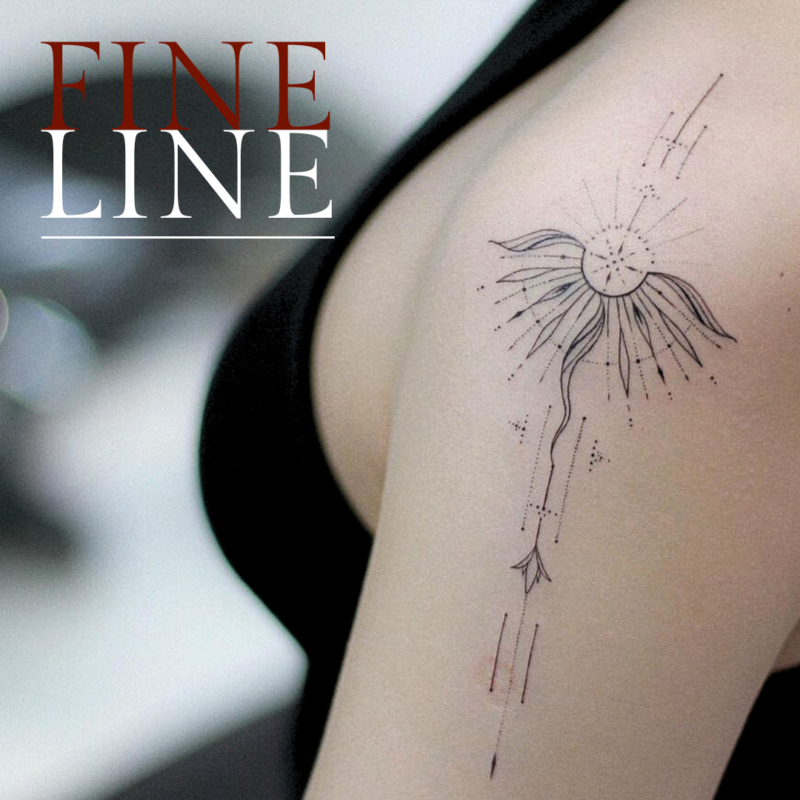 fine line tattoos