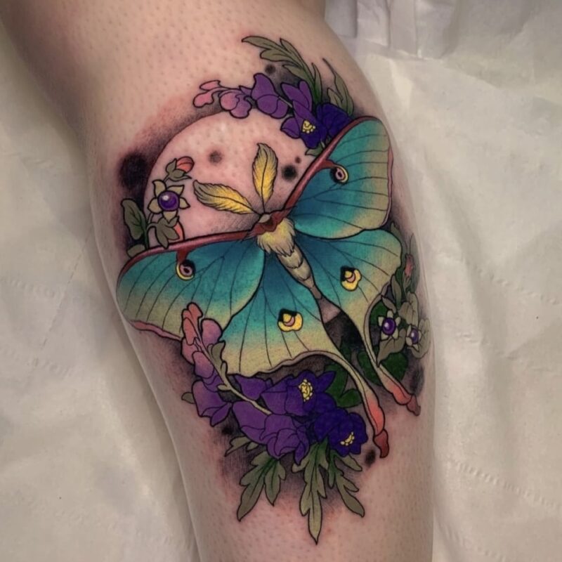 Neo Traditional Moth Tattoo A Blend Of Traditional And Modern Art