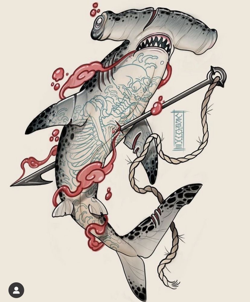 shark tattoo