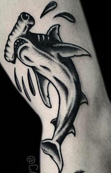 hammerhead shark tattoo