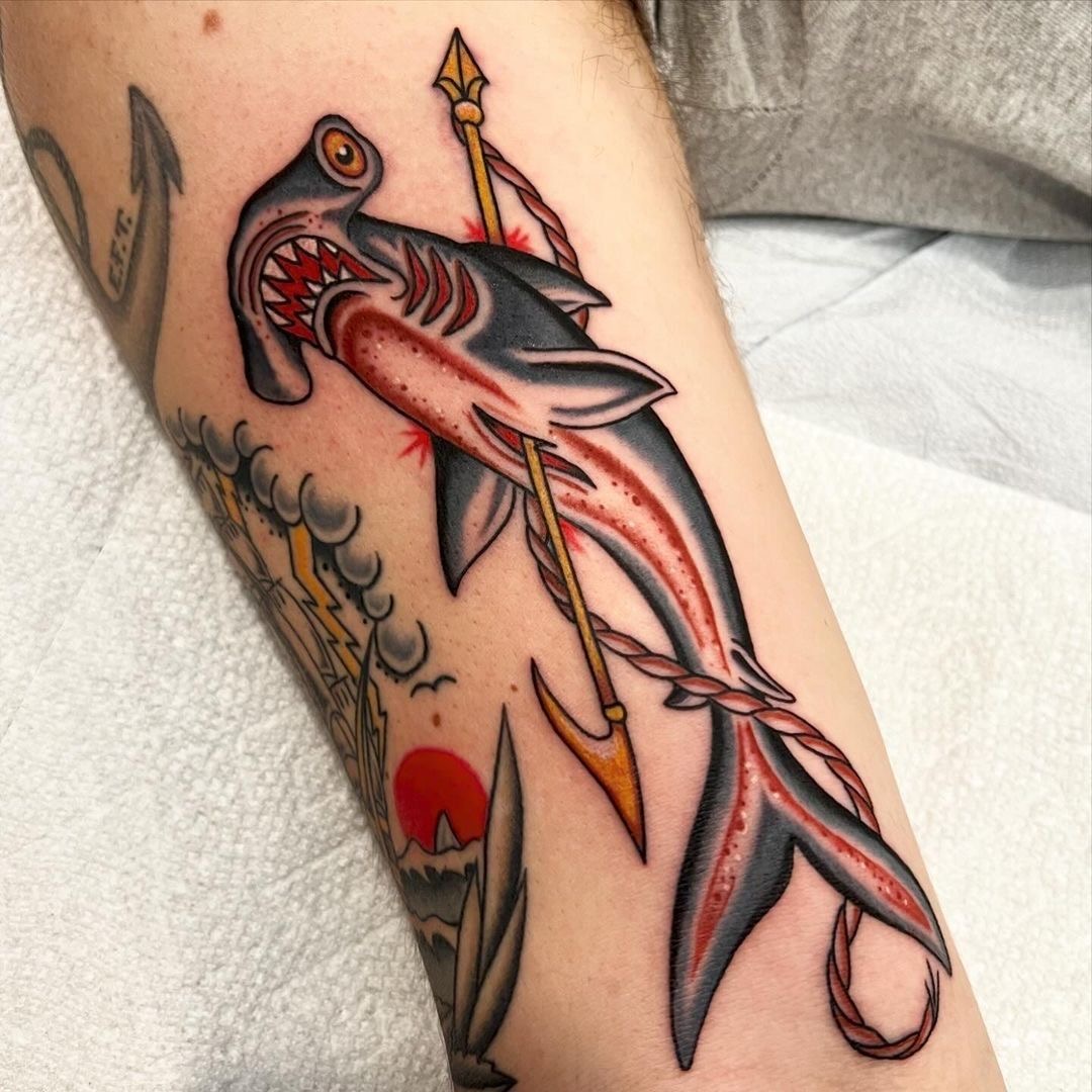 hammerhead shark tattoo