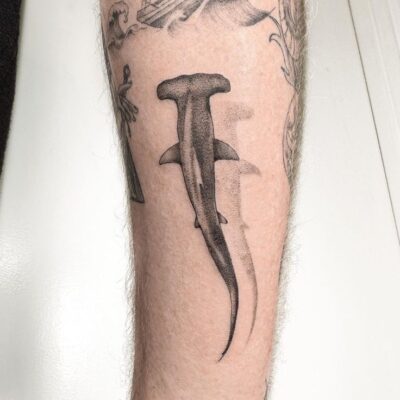 hammerhead shark tattoo