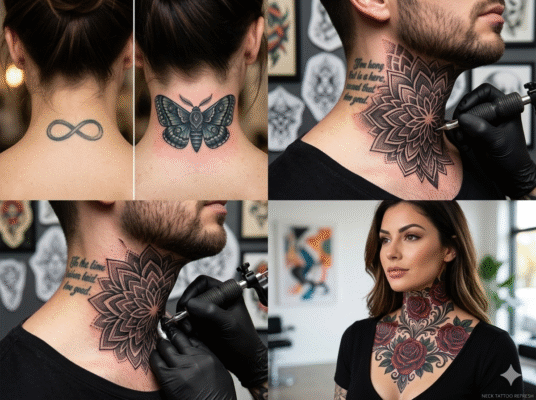 Neck Tattoo Cover Up